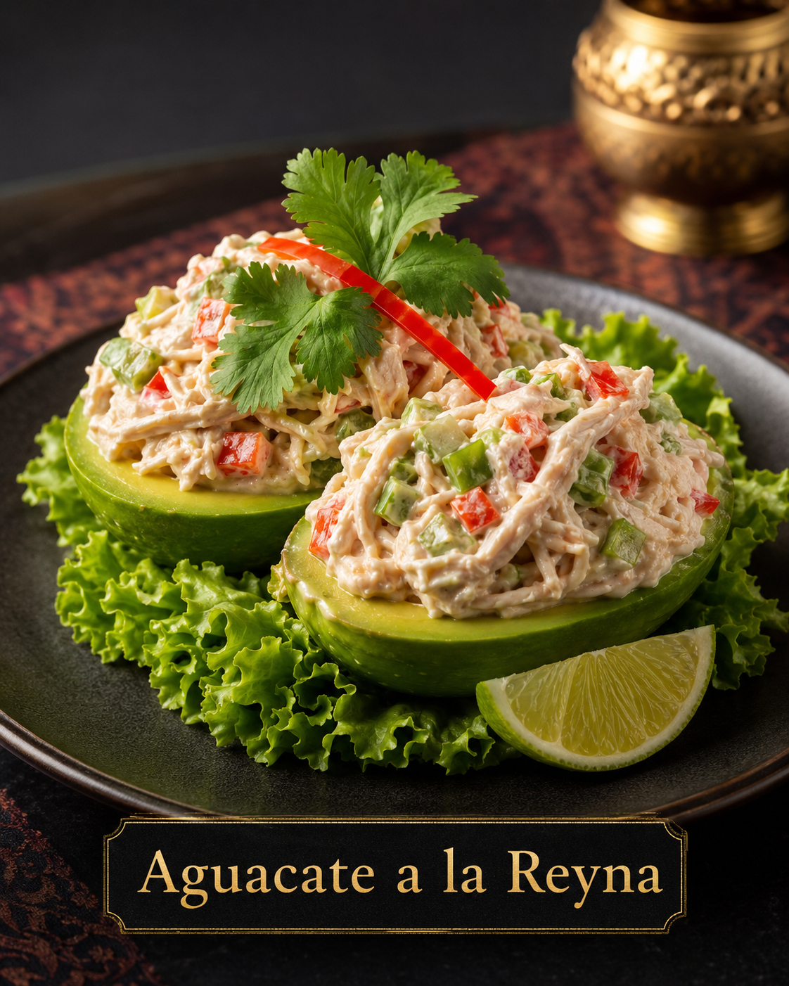 Aguacate a la Reyna